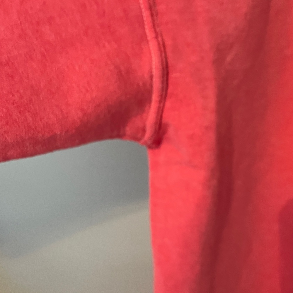 Project Social T Pink Oversized Sweatshirt With Yellow Happy Face Sz L/XL EUC - Picture 5 of 6